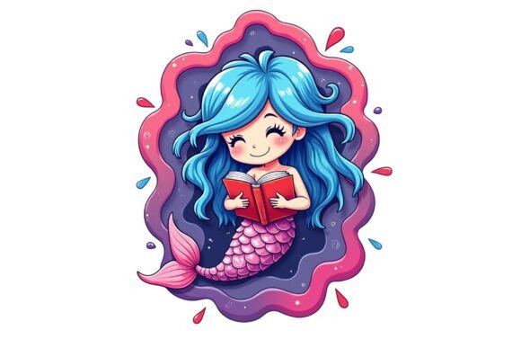 Retro 80s Neon Mermaid Design SVG Review