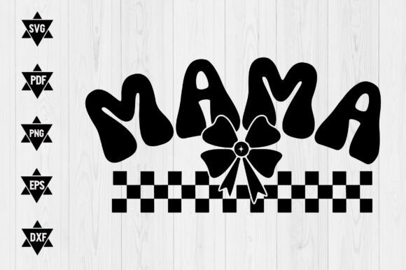 Retro Mama Checkered Coquette SVG PNG Review