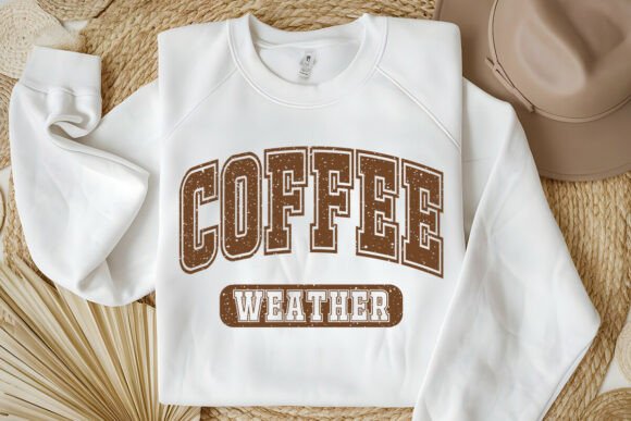 Retro Winter Coffee Weather SVG PNG