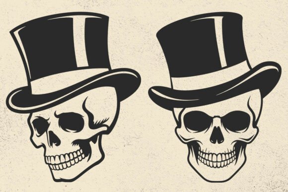 Skull with Top Hat SVG Review: A Designer’s Take on Vintage Gothic Embroidery