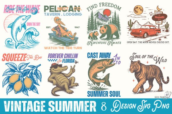 Vintage Summer SVG PNG Bundle Review